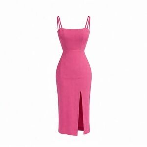 NWT H:Ours Haydon Bodycon Dress with Side Cutouts + Slit Sz XS